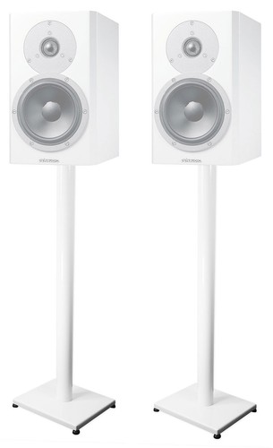 Pair steel white - steel, stands