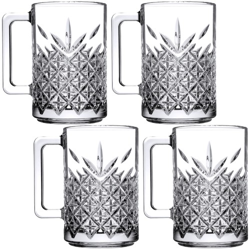Pasabahce glass mugs - glass, coffee