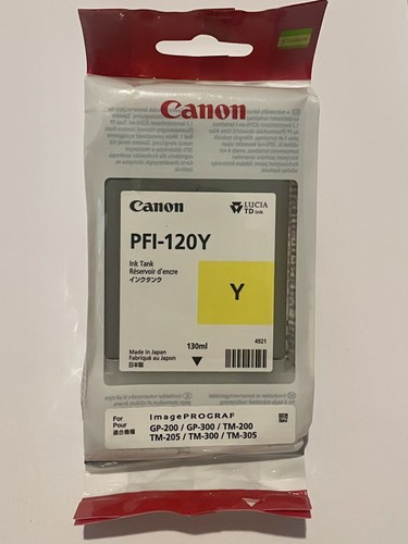 Canon pfi 120y genuine yellow - canon,