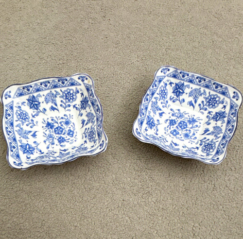 Minton shalimar blue white - blue,