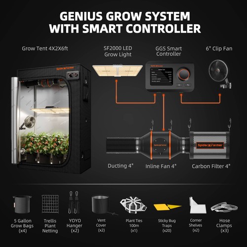 Spider farmer 2000 - spider, led