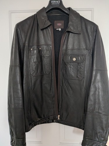 Vintage versace leather - versace,