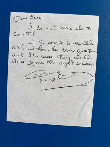 Dave mackay short signed - dave,