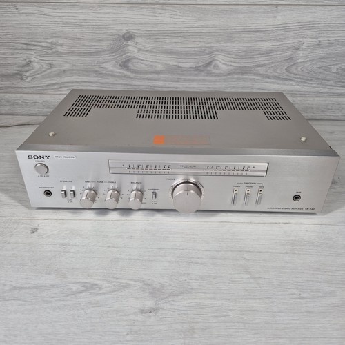 Sony 242 integrated stereo - sony,