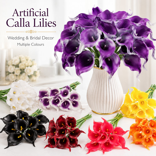 10pcs artificial fake calla - 5-10pcs,