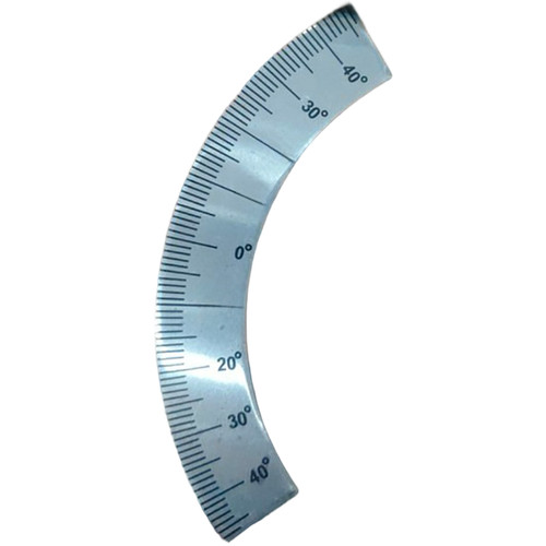 Aluminum ruler 135mm - 135mm, feed