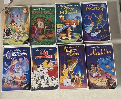 Disney vhs classics - vhs, black
