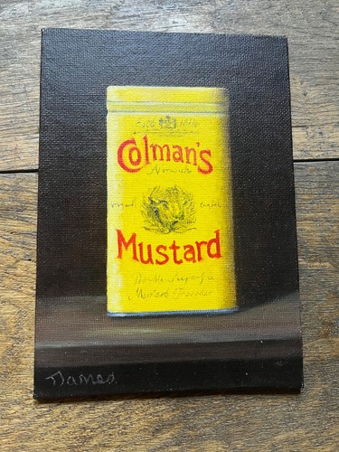 Oil board colman mustard - on, colman's