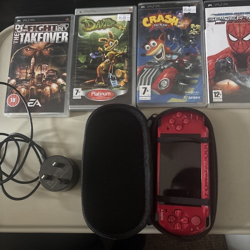 Psp 3000 with games - with, a