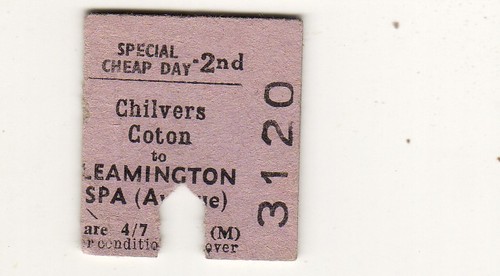 Railway ticket btc chilvers - ticket, btc(m)