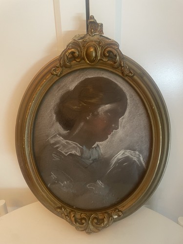 Antique victorian chalk - victorian,