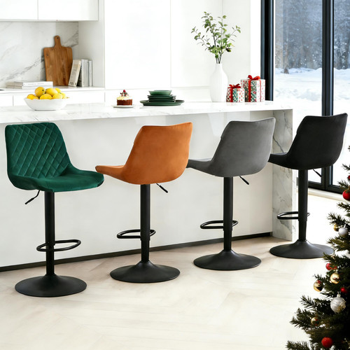 Breakfast bar stools - breakfast, velvet