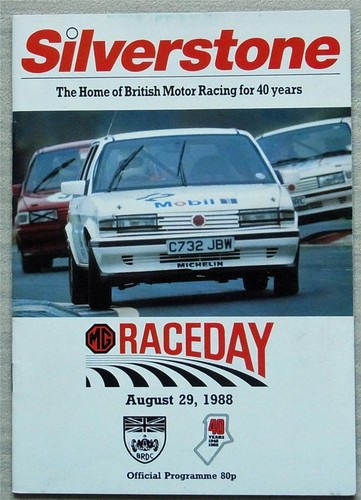 Silverstone aug 1988 mg - 1988,
