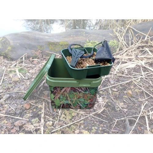 10l square fishing - bucket, with