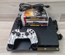 PS3 Slim Console 250GB with 1 Controller & Games