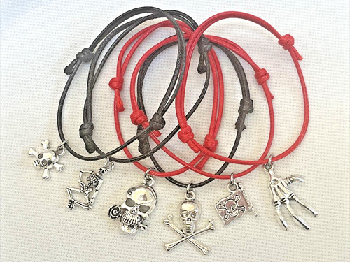 Pirate friendship bracelets - pirate,