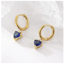 18ct Gold-Plated Hoop Earrings