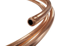8mm Copper Gas Pipe 1 Metre