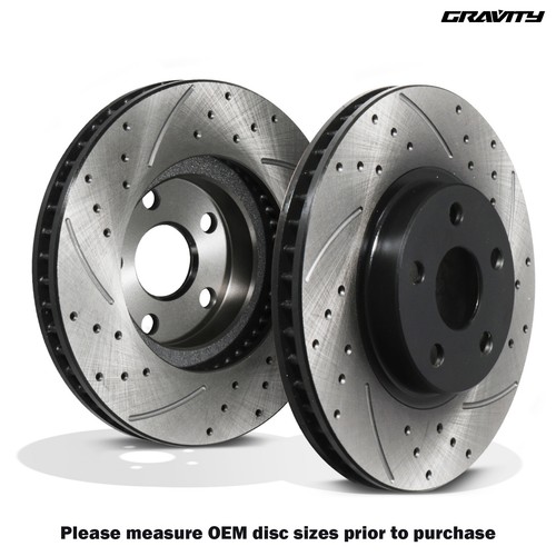 Front drilled grooved 275mm - drilled,