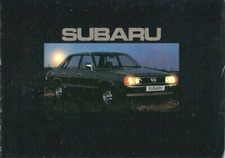 Subaru 1600 GLF & 4WD Saloon 1980-81 UK Market Sales Brochure Leone