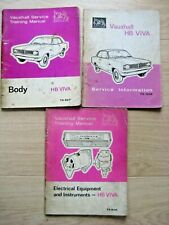 RARE VAUXHALL VIVA HB SERVICE INFORMATION and Workshop Manual TS826/7 & TS805