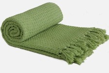 100% COTTON THROW BLANKET FOR