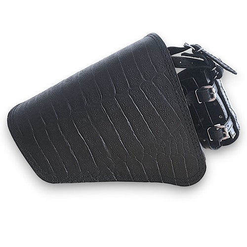 Real leather saddlebag pannier - real,