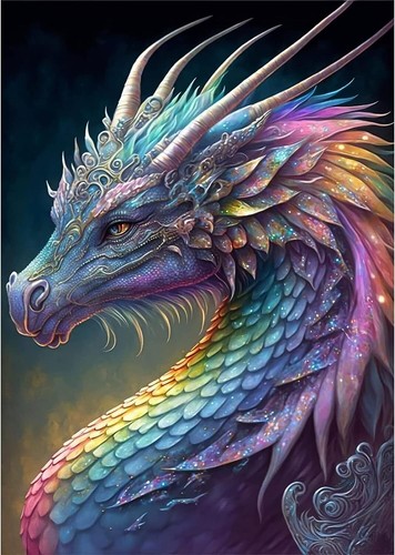 Dragon diamond painting - 5d,