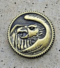 Legacy FALCON Power Coin Weathered Made for Legacy Ranger Morpher Cosplay Prop