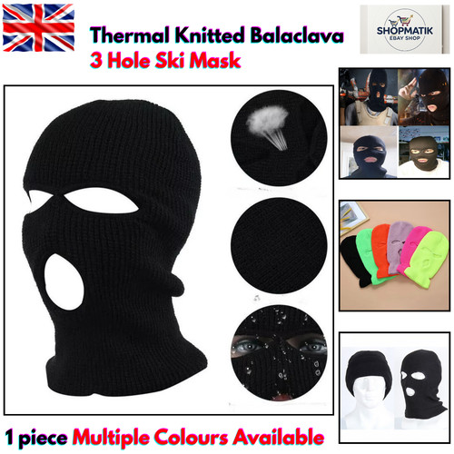 Thermal knitted balaclava - balaclava, 3