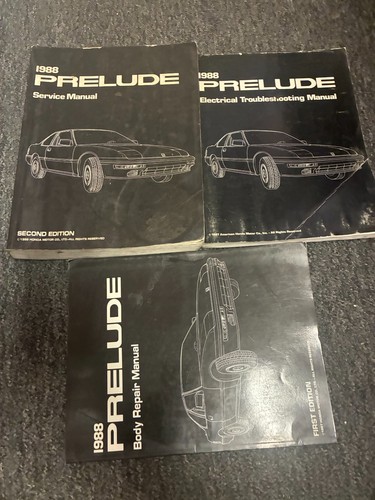 1988 honda prelude service - 1988,