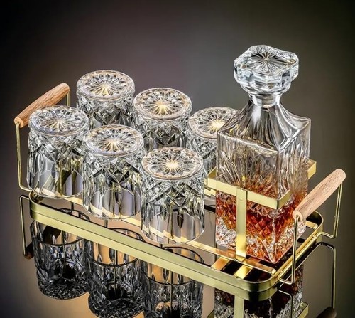 Whisky decanter gift set with - gift,