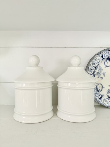 Pair vintage french - pair, white
