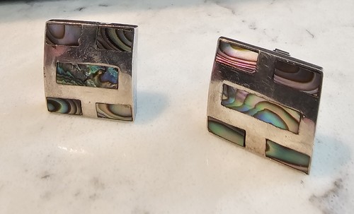 Vintage abalone sterling - vintage,