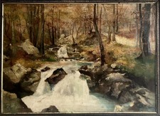 Antique Oil Painting French