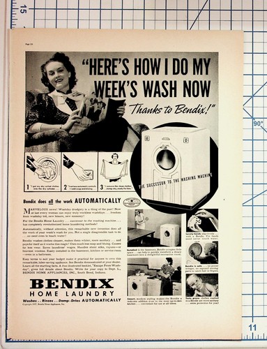 1937 bendix home laundry - bendix,