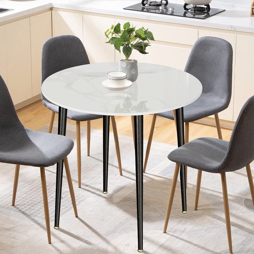 Round marble kitchen - marble, table