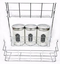 Spice Herb Jar Rack Chrome