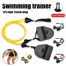 Arm Strength Trainer TPE Resistance Bands Swim Paddle Stretch UK