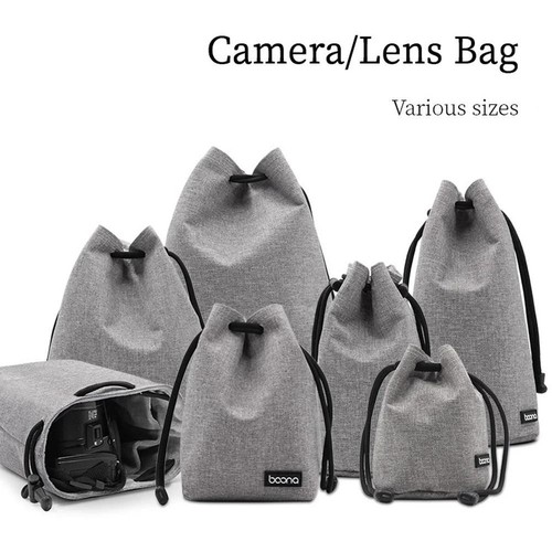 Camera drawstring pouch - camera,