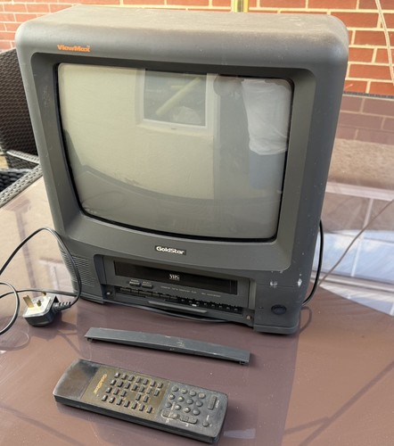 Rare vintage goldstar crt - vintage,