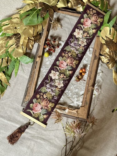 Vintage needlepoint tapestry - vintage,