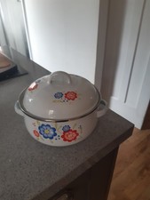 Vintage Enamel Pot