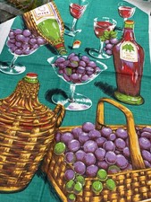 Vintage 1970s Linen Screen