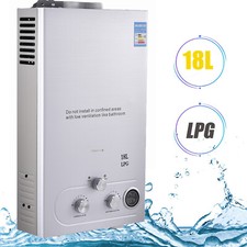 18L LPG Tankless Gas Water Heater Propane Instant Boiler Outdoor Camping Shower
