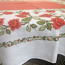 Vintage Linen Tablecloth