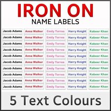Iron On Name Labels