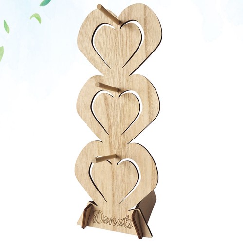 Heart shape three layer wooden - shape,