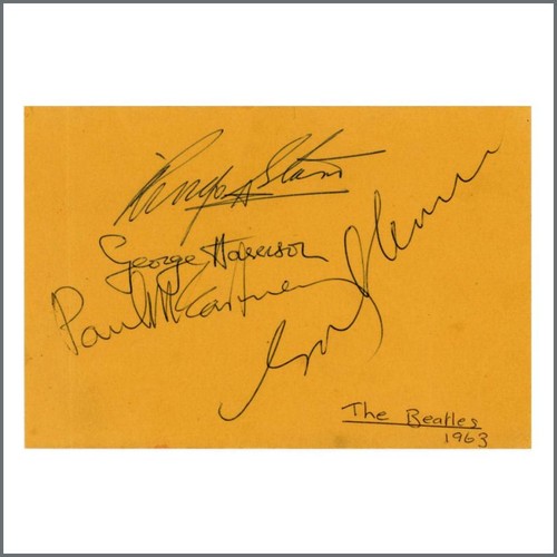 The beatles 1963 autographs - the,