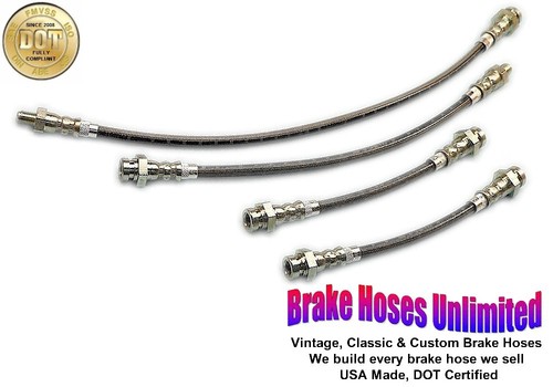 Stainless brake hose set - brake,